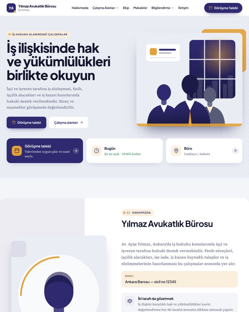 Levha teması ana sayfa görünümü